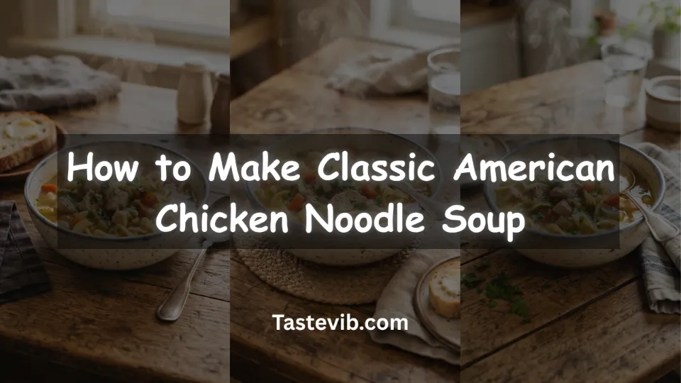 How to Make Classic American Chicken Noodle Soup